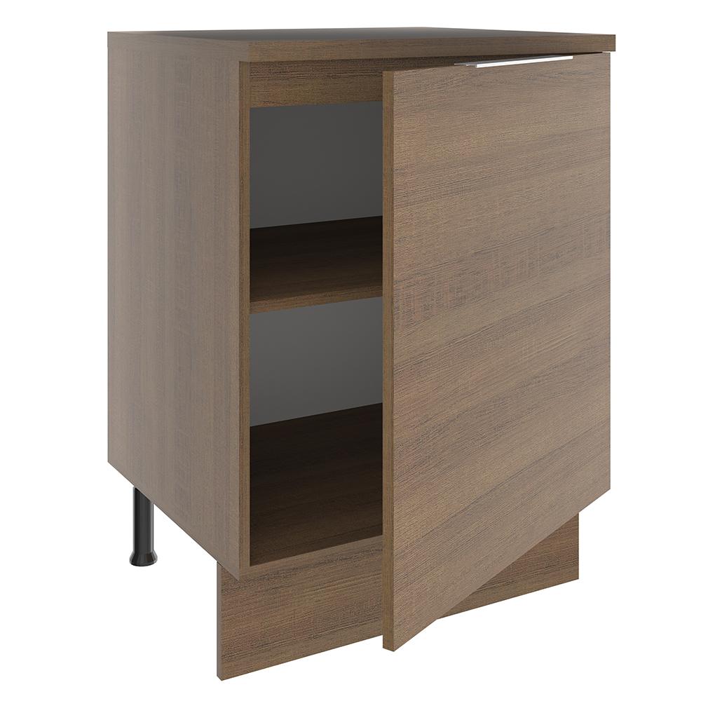 Balcão Madesa Stella 60 cm 1 Porta - Rustic