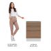 Balcão Madesa Stella 60 cm 3 Gavetas - Branco/Rustic