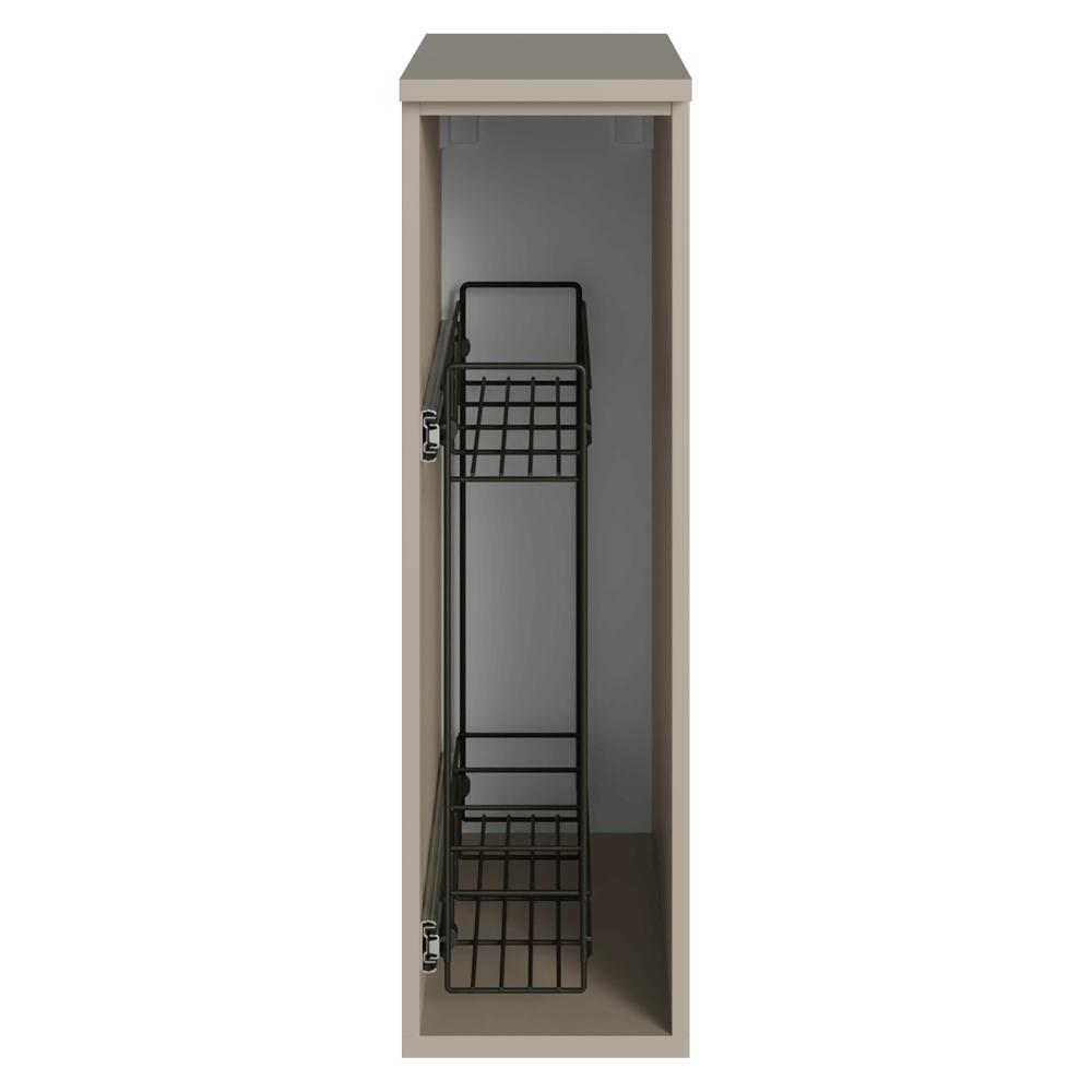 Balcão Porta-Temperos 20 cm Suspenso Crema Nice Madesa