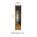 Balcão Porta-Temperos Madesa para Cozinha Glamy, Agata e Stella 20 cm (Com Tampo) - Rustic