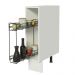 Balcão Porta-Temperos Madesa para Cozinha Lux, Glamy e Stella 20 x 60 cm (Sem Tampo) - Branco