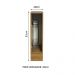 Balcão Porta-Temperos Madesa para Cozinha Lux, Glamy e Stella 20 x 60 cm (Sem Tampo) - Rustic