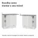 Balcão de Canto 1 Porta Branco Vik Madesa