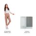 Balcão de Canto Madesa Lux 1 Porta - Branco/Cinza