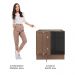 Balcão de Canto Madesa Lux 1 Porta - Rustic/Preto