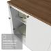 Balcão de Cozinha 120 cm 2 Portas Branco Tampo Rustic Vik Madesa