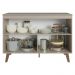 Balcão de Cozinha 120 cm 2 Portas Com Pés Crema Nice Madesa