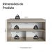 Balcão de Cozinha 120 cm 2 Portas Suspenso Crema Nice Madesa