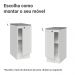 Balcão de Cozinha 35 cm 1 Porta Branco Vik Madesa