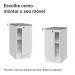 Balcão de Cozinha 40 cm 1 Porta Branco Vik Madesa