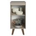 Balcão de Cozinha 40 cm 1 Porta Com Pés Crema Nice Madesa