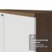 Balcão de Cozinha 70 cm 2 Portas Rustic/Branco Vik Madesa