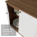 Balcão de Cozinha 70 cm 2 Portas Rustic/Branco Vik Madesa