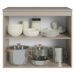 Balcão de Cozinha 80 cm 2 Portas Crema Nice Madesa