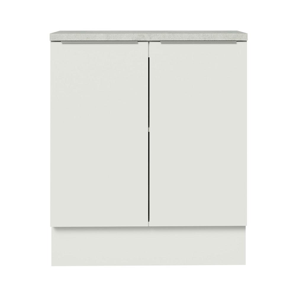 Balcão de Cozinha Madesa Stella 70 cm 2 Portas - Branco