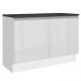 Balcão de Pia Armário de Cozinha 100% MDF 120 cm 2 Portas Branco Acordes Madesa