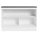 Balcão de Pia Armário de Cozinha 100% MDF 120 cm 2 Portas Branco/Rustic Acordes Madesa
