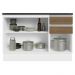 Balcão de Pia Armário de Cozinha 100% MDF 120 cm 3 Portas e 2 Gavetas Branco/Rustic Acordes Madesa