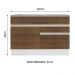 Balcão de Pia Armário de Cozinha 120 cm 1 Porta e 2 Gavetas (Com Tampo) Branco/Rustic Glamy Madesa