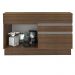 Balcão de Pia Armário de Cozinha 120 cm 1 Porta e 2 Gavetas (Com Tampo) Rustic Glamy Madesa