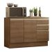 Balcão de Pia Armário de Cozinha 120 cm 2 Portas e 3 Gavetas (Com Tampo) Rustic Glamy Madesa
