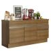 Balcão de Pia Armário de Cozinha 150 cm 2 Portas e 2 Gavetas (Com Tampo) Rustic Glamy Madesa