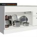 Balcão de Pia Cozinha 150 cm 2 Portas e 2 Gavetas (Com Tampo) Branco Agata Madesa