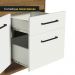 Balcão de Pia Cozinha 150 cm 2 Portas e 2 Gavetas (Sem Tampo e Pia) Rustic/Branco Agata Madesa
