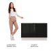 Balcão de Pia Madesa Lux 120 cm 2 Portas - Branco/Preto