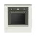 Balcão para Forno de Embutir 80 x 60 cm Com Tampo Branco Agata, Glamy, Stella Madesa