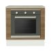 Balcão para Forno de Embutir 80 x 60 cm Com Tampo Branco/Rustic Glamy, Stella Madesa