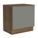 Balcão para Forno de Embutir 80 x 60 cm Com Tampo Rustic/Cinza Agata Madesa