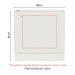 Balcão para Forno de Embutir 80 x 60 cm Sem Tampo Branco Agata, Glamy, Stella Madesa