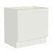 Balcão para Forno de Embutir 80 x 60 cm Sem Tampo Branco Agata, Glamy, Stella Madesa