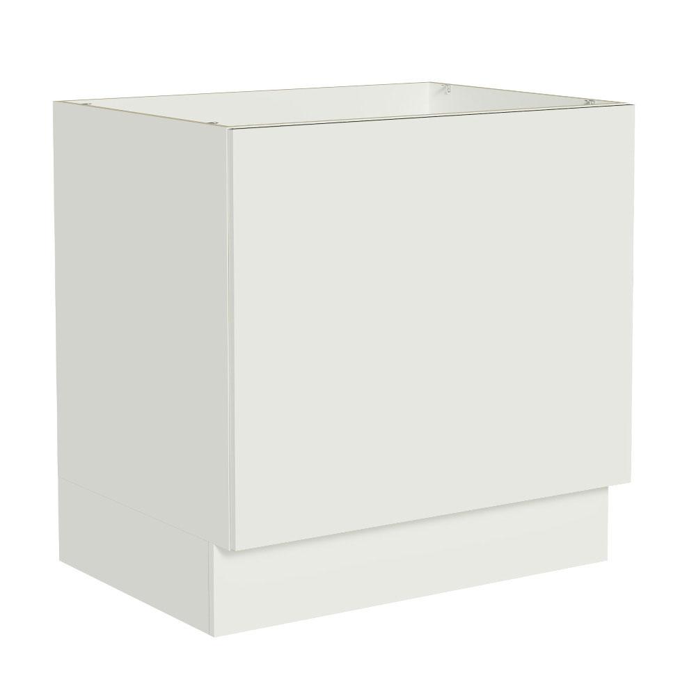 Balcão para Forno de Embutir 80 x 60 cm Sem Tampo Branco Agata, Glamy, Stella Madesa