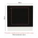 Balcão para Forno de Embutir 80 x 60 cm Sem Tampo Branco/Preto Agata, Glamy, Stella Madesa