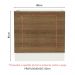 Balcão para Forno de Embutir 80 x 60 cm Sem Tampo Branco/Rustic Glamy, Stella Madesa