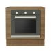 Balcão para Forno de Embutir 80 x 60 cm Sem Tampo Rustic Glamy, Stella Madesa