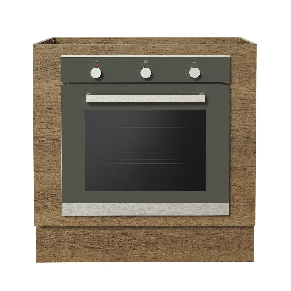 Balcão para Forno de Embutir 80 x 60 cm Sem Tampo Rustic Glamy, Stella Madesa