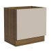 Balcão para Forno de Embutir 80 x 60 cm Sem Tampo Rustic/Crema Agata Madesa