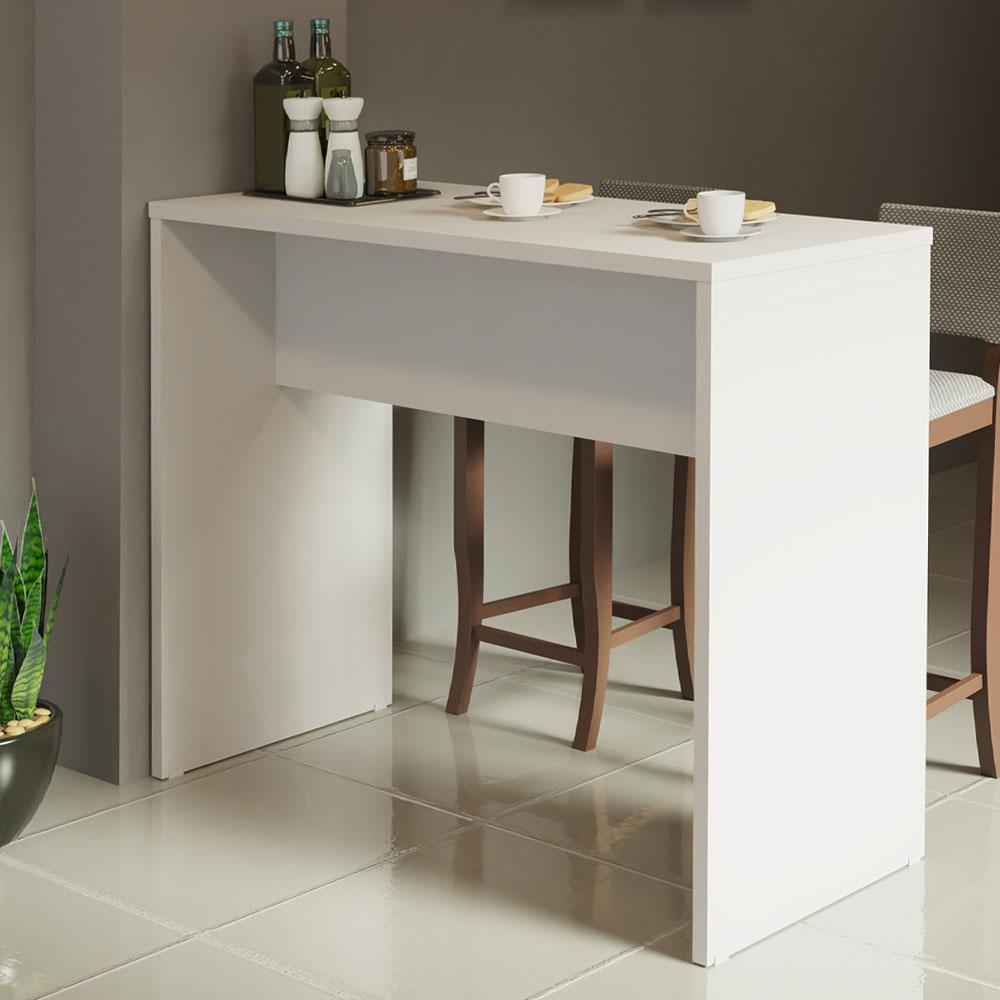 Bancada para Cozinha 115 cm Branco Reims Madesa