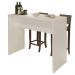 Bancada para Cozinha Madesa 115 cm - Branco