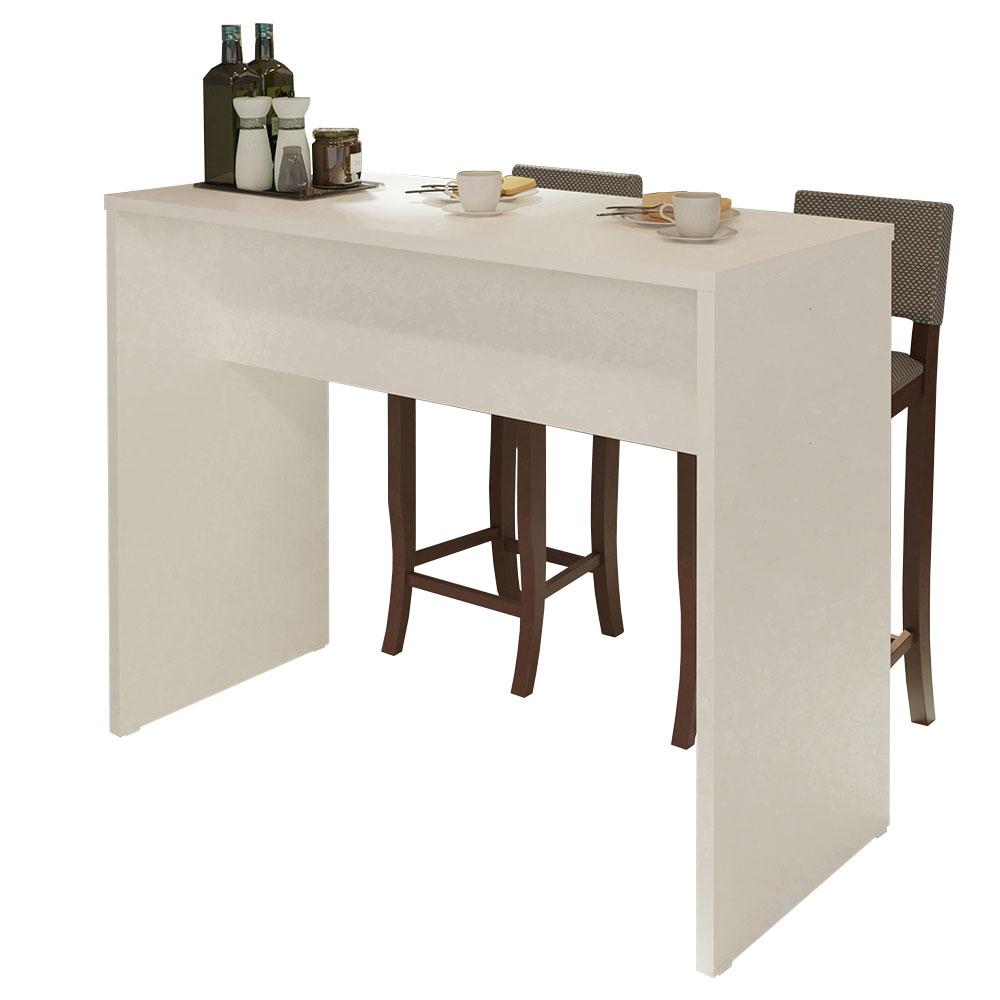 Bancada para Cozinha Madesa 115 cm - Branco