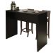 Bancada para Cozinha Madesa 115 cm - Preto
