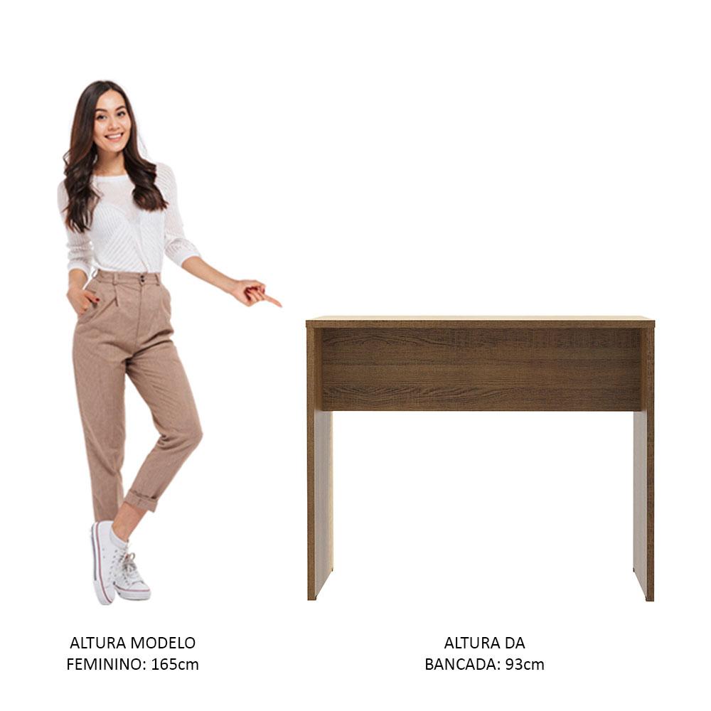 Bancada para Cozinha Madesa 115 cm - Rustic
