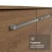 Buffet Aparador 105cm 3 Portas e 1 Gaveta Rustic Madesa