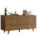 Buffet Aparador Madesa 7014 com 3 Gavetas e 2 Portas com Pés