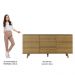 Buffet Aparador Madesa 7014 com 3 Gavetas e 2 Portas com Pés