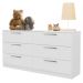 Cômoda Infantil 6 Gavetas Branco 3435 Madesa
