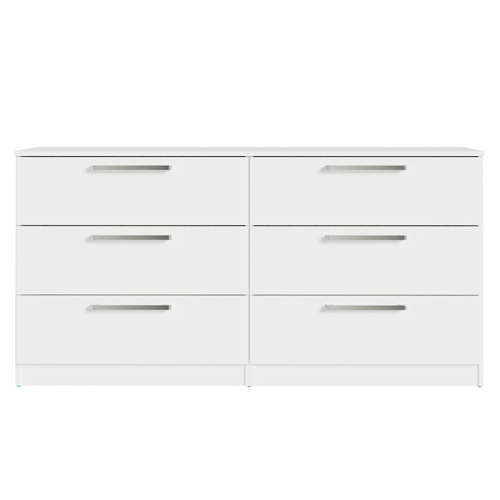 Cômoda Infantil 6 Gavetas Branco 3435 Madesa